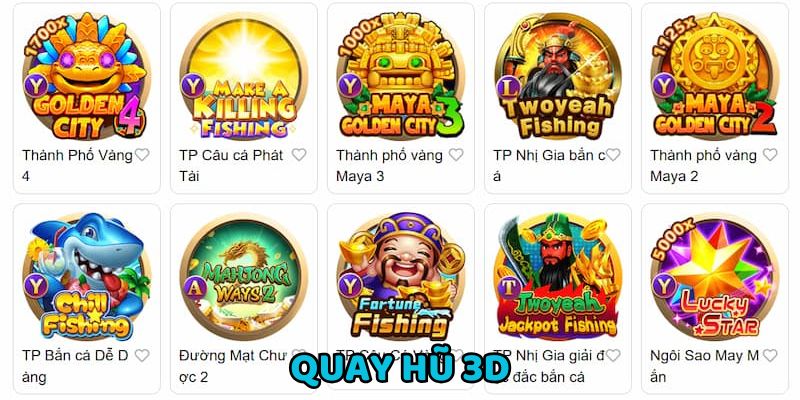 Quay hũ đổi thưởng phiên bản 3D